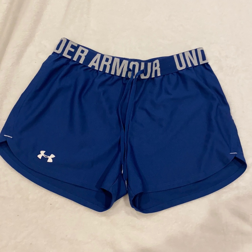 Women’s Blue Under Armour shorts